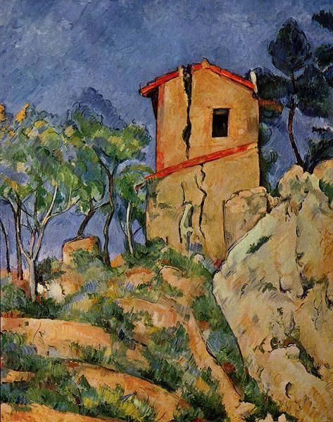 Paul Cezanne The House with Burst Walls China oil painting art